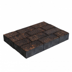 Брусчатка, туф, 100.200 мрамор (h60)